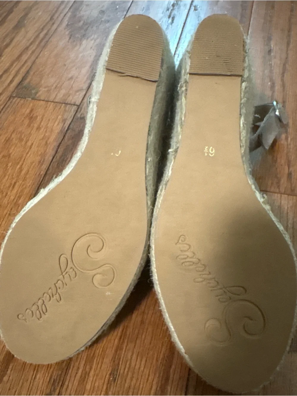Suede Espadrille Wedge Sandals with Ankle Strap - Taupe